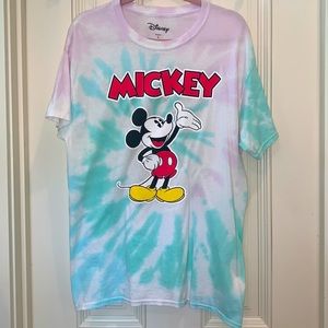 Disney traditional Mickey Mouse tie-dye T-shirt